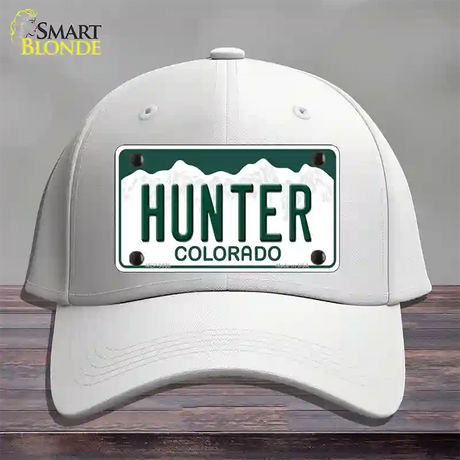 Hunter Colorado Novelty License Plate Hat Cotton / White