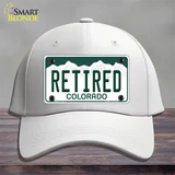 Retired Colorado Novelty License Plate Hat Cotton / White