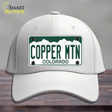 Copper Mountain Colorado Novelty License Plate Hat Cotton / White