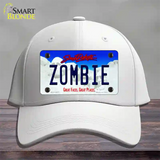 Zombie South Dakota Novelty License Plate Hat Cotton / White