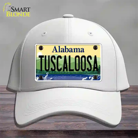 Tuscaloosa Alabama Novelty License Plate Hat Cotton / White