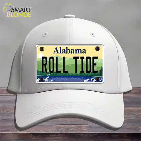 Roll Tide Alabama Novelty License Plate Hat Cotton / White