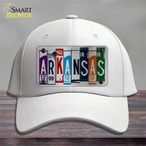 Arkansas License Plate Art Novelty License Plate Hat Cotton / White