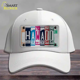 Hawaii License Plate Art Novelty License Plate Hat Cotton / White