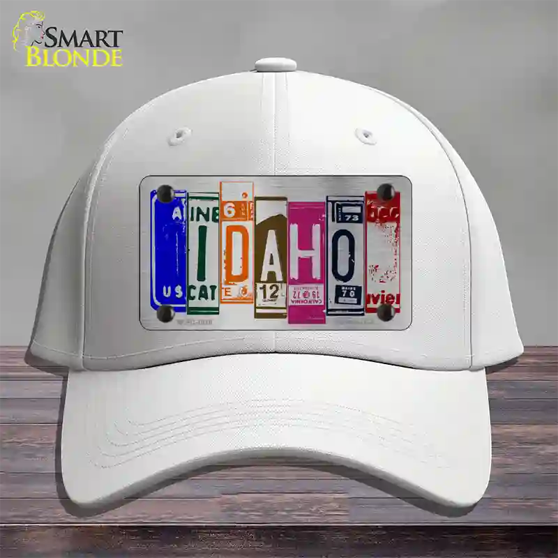 Idaho License Plate Art Novelty License Plate Hat Cotton / White