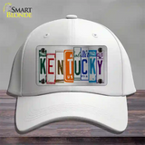 Kentucky License Plate Art Novelty License Plate Hat Cotton / White