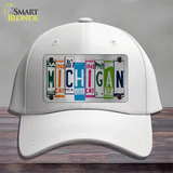 Michigan License Plate Art Novelty License Plate Hat Cotton / White