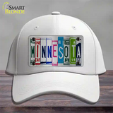 Minnesota License Plate Art Novelty License Plate Hat Cotton / White