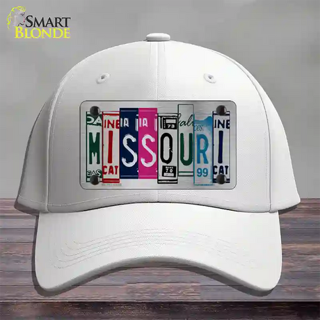 Missouri License Plate Art Novelty License Plate Hat Cotton / White