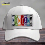 Montana License Plate Art Novelty License Plate Hat Cotton / White