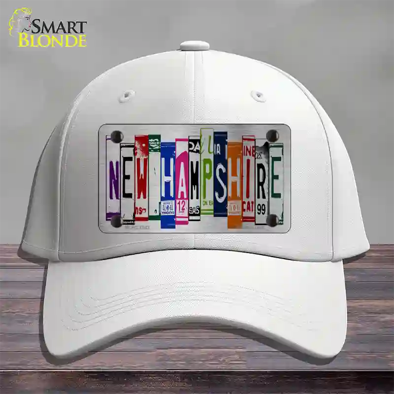 New Hampshire License Plate Art Novelty License Plate Hat Cotton / White