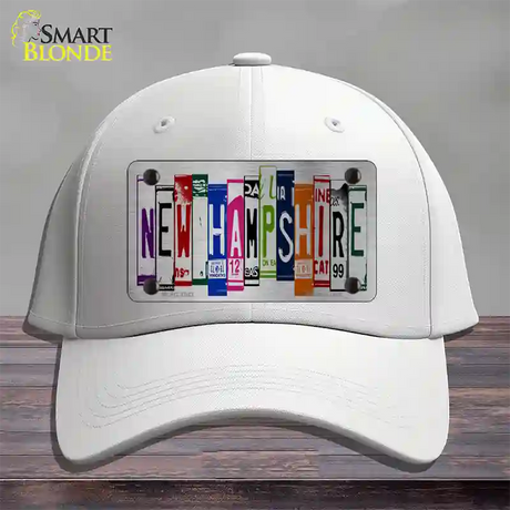 New Hampshire License Plate Art Novelty License Plate Hat Cotton / White