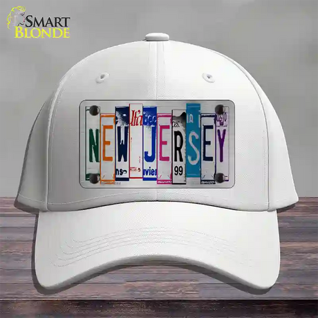 New Jersey License Plate Art Novelty License Plate Hat Cotton / White