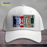 Ohio License Plate Art Novelty License Plate Hat Cotton / White