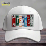 Texas License Plate Art Novelty License Plate Hat Cotton / White