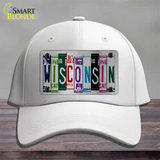 Wisconsin License Plate Art Novelty License Plate Hat Cotton / White