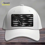 Alaska Carbon Fiber Novelty License Plate Hat Cotton / White