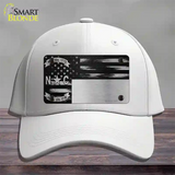 North Carolina Carbon Fiber Novelty License Plate Hat Cotton / White