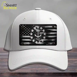 Rhode Island Carbon Fiber Novelty License Plate Hat Cotton / White