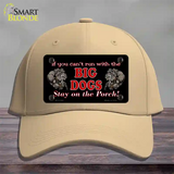 Big Dogs Black Novelty License Plate Hat Cotton / Khaki