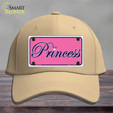 Pink Princess Tiara Novelty License Plate Hat Cotton / Khaki