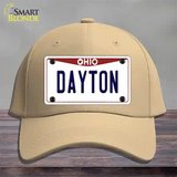 Dayton Ohio Novelty License Plate Hat Cotton / Khaki