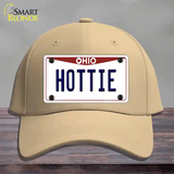 Hottie Ohio Novelty License Plate Hat Cotton / Khaki