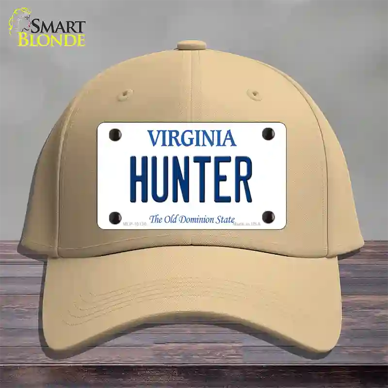 Hunter Virginia Novelty License Plate Hat Cotton / Khaki