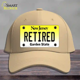 Retired New Jersey Novelty License Plate Hat Cotton / Khaki