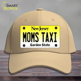 Moms Taxi New Jersey Novelty License Plate Hat Cotton / Khaki