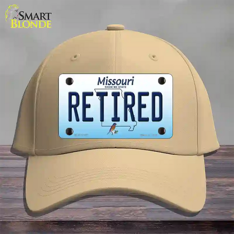 Retired Missouri Novelty License Plate Hat Cotton / Khaki