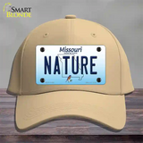 Nature Missouri Novelty License Plate Hat Cotton / Khaki