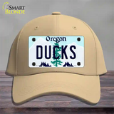 Ducks Oregon Novelty License Plate Hat Cotton / Khaki