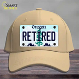 Retired Oregon Novelty License Plate Hat Cotton / Khaki