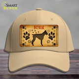 Boxer Novelty License Plate Hat Cotton / Khaki