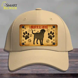 Labrador Retriever Novelty License Plate Hat Cotton / Khaki