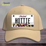 Hottie Maryland Novelty License Plate Hat Cotton / Khaki