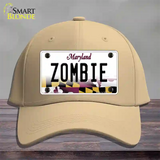 Zombie Maryland Novelty License Plate Hat Cotton / Khaki