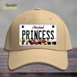 Princess Maryland Novelty License Plate Hat Cotton / Khaki