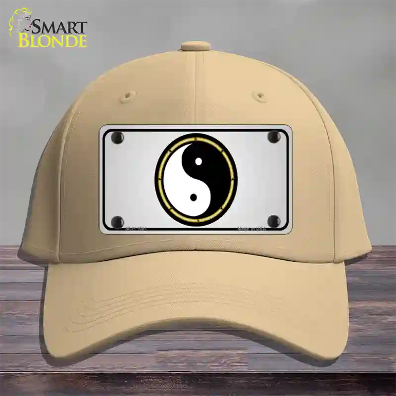 Yin And Yang Novelty License Plate Hat Cotton / Khaki