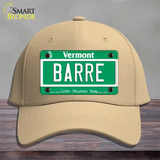 Barre Vermont Novelty License Plate Hat Cotton / Khaki