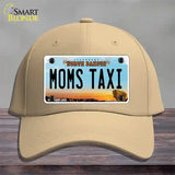 Moms Taxi North Dakota Novelty License Plate Hat Cotton / Khaki