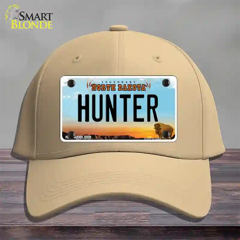 Hunter North Dakota Novelty License Plate Hat Cotton / Khaki