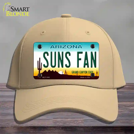 Suns Fan Arizona Novelty License Plate Hat Cotton / Khaki