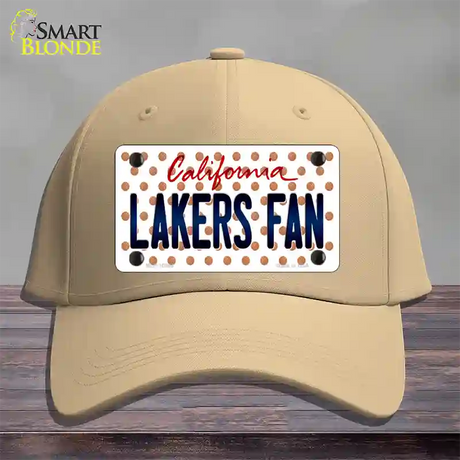 Lakers Fan California Novelty License Plate Hat Cotton / Khaki