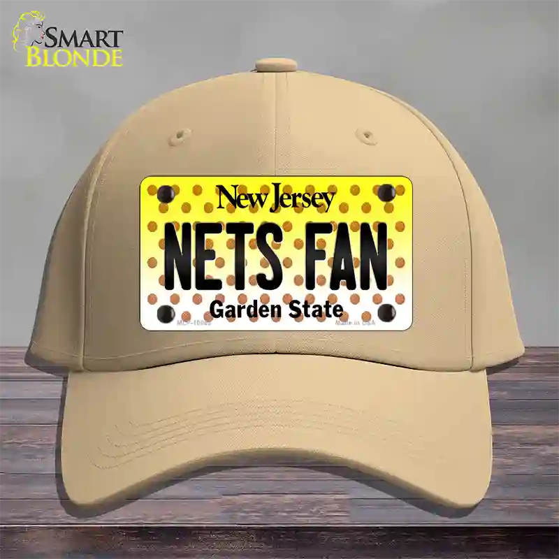 Nets Fan New Jersey Novelty License Plate Hat Cotton / Khaki