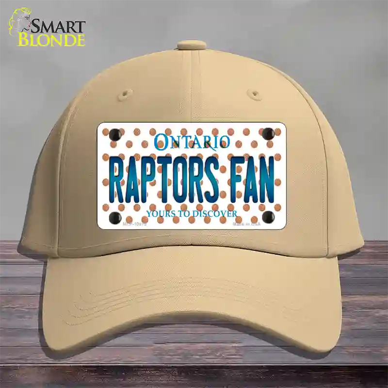 Raptors Fan Ontanio Novelty License Plate Hat Cotton / Khaki