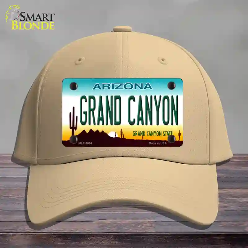 Grand Canyon Arizona Novelty License Plate Hat Cotton / Khaki