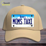 Moms Taxi Iowa Novelty License Plate Hat Cotton / Khaki