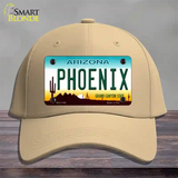 Phoenix Arizona Novelty License Plate Hat Cotton / Khaki